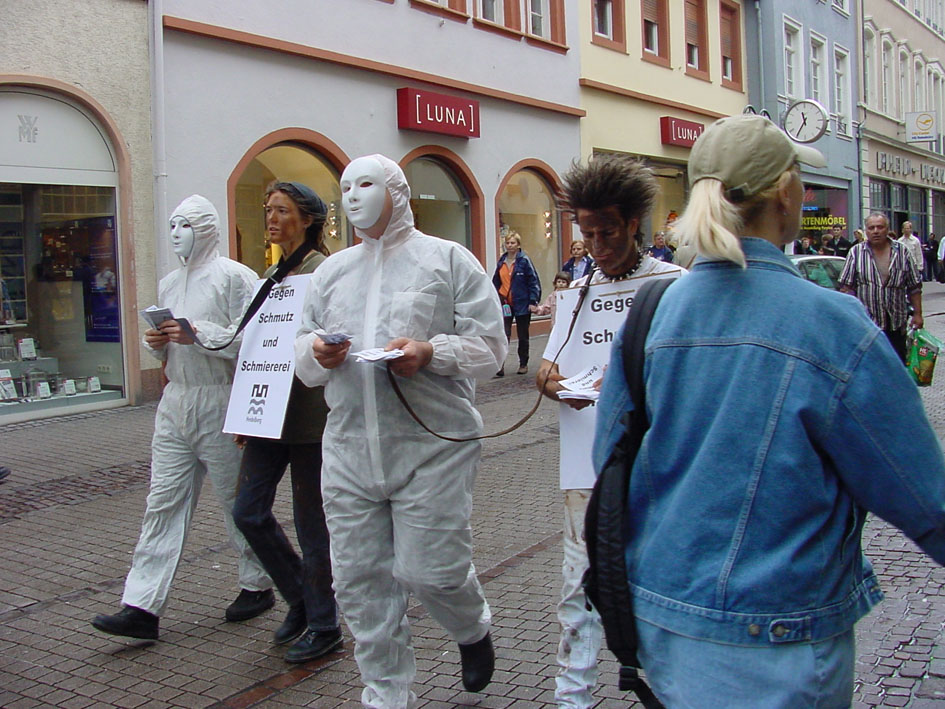 Gegen Schmutz und Schmiererei?