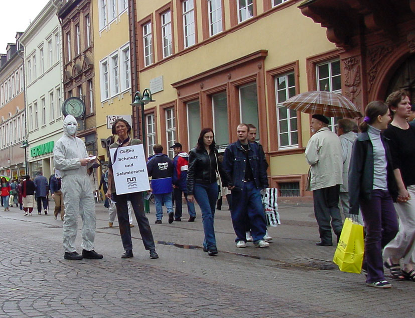 Gegen Schmutz und Schmiererei?