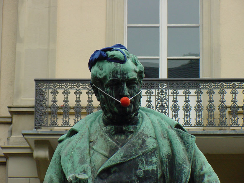 Bunsen am Anatomieplatz verschnert