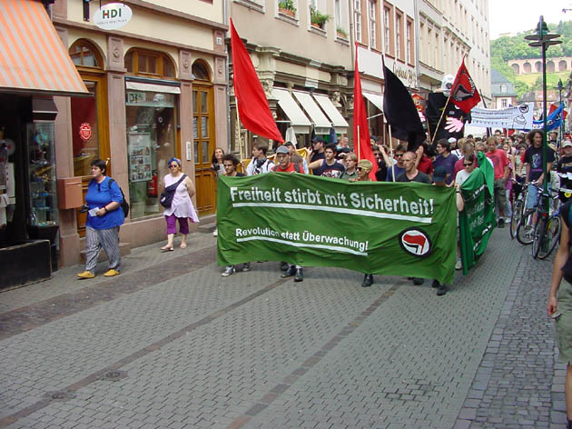 Die Demo in der Hauptstrae