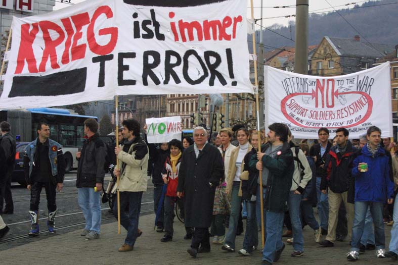 Anti-Kriegs-Demonstration am 1. Mrz in Heidelberg