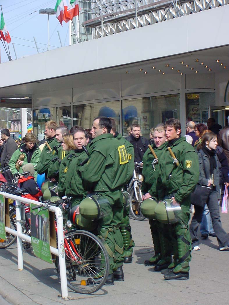 Das Grnzeug passt auf Bindning auf ...