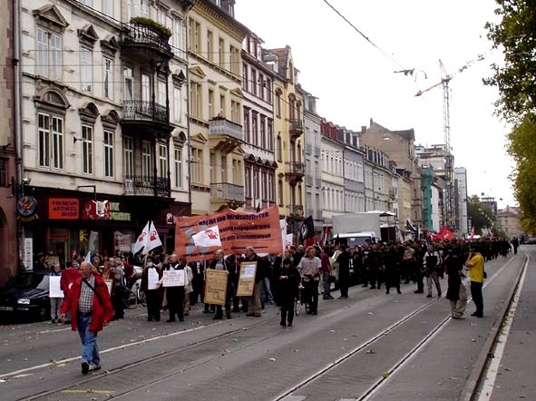 Die Demo in der Bergheimer Strae