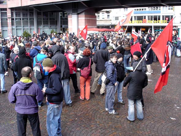 Auftaktkundgebung am Kronenplatz