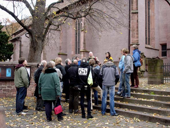 An der Peterskirche vor dem VdSt