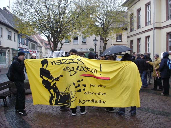 Kundgebung in Gernsheim