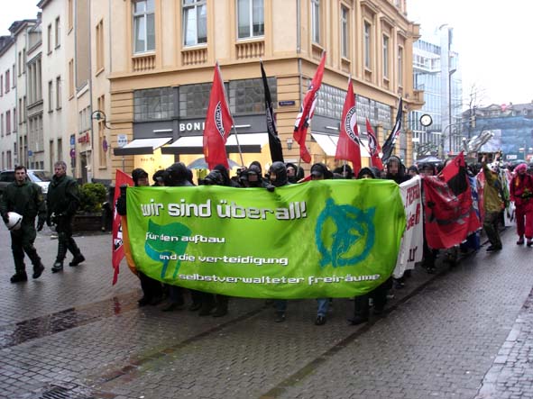 Die Demo in der Hauptstrae