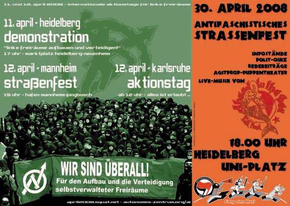 Plakat zum 30. April 2008