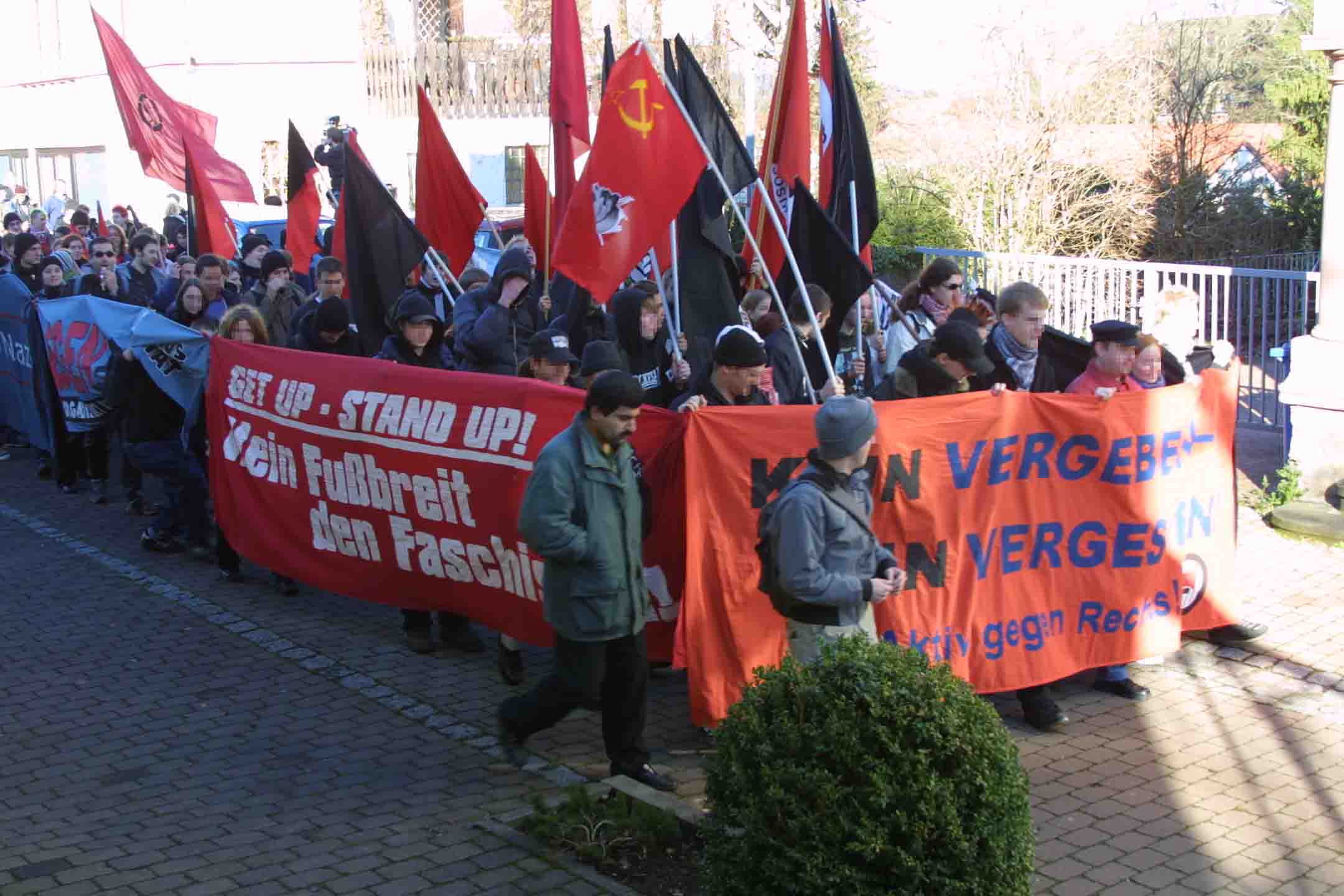 Demonstration in Erbach