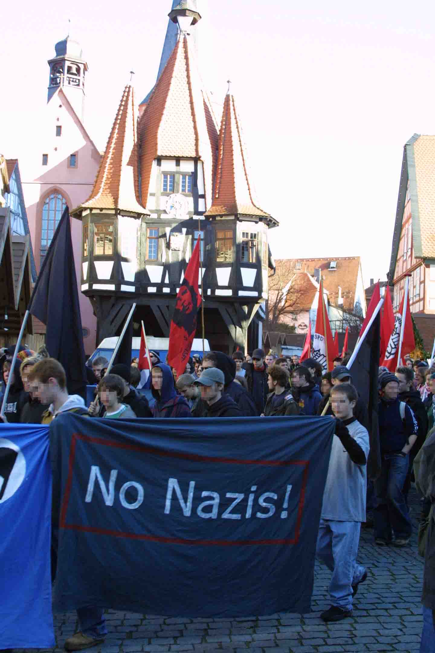 Die Demo in Michelstadt
