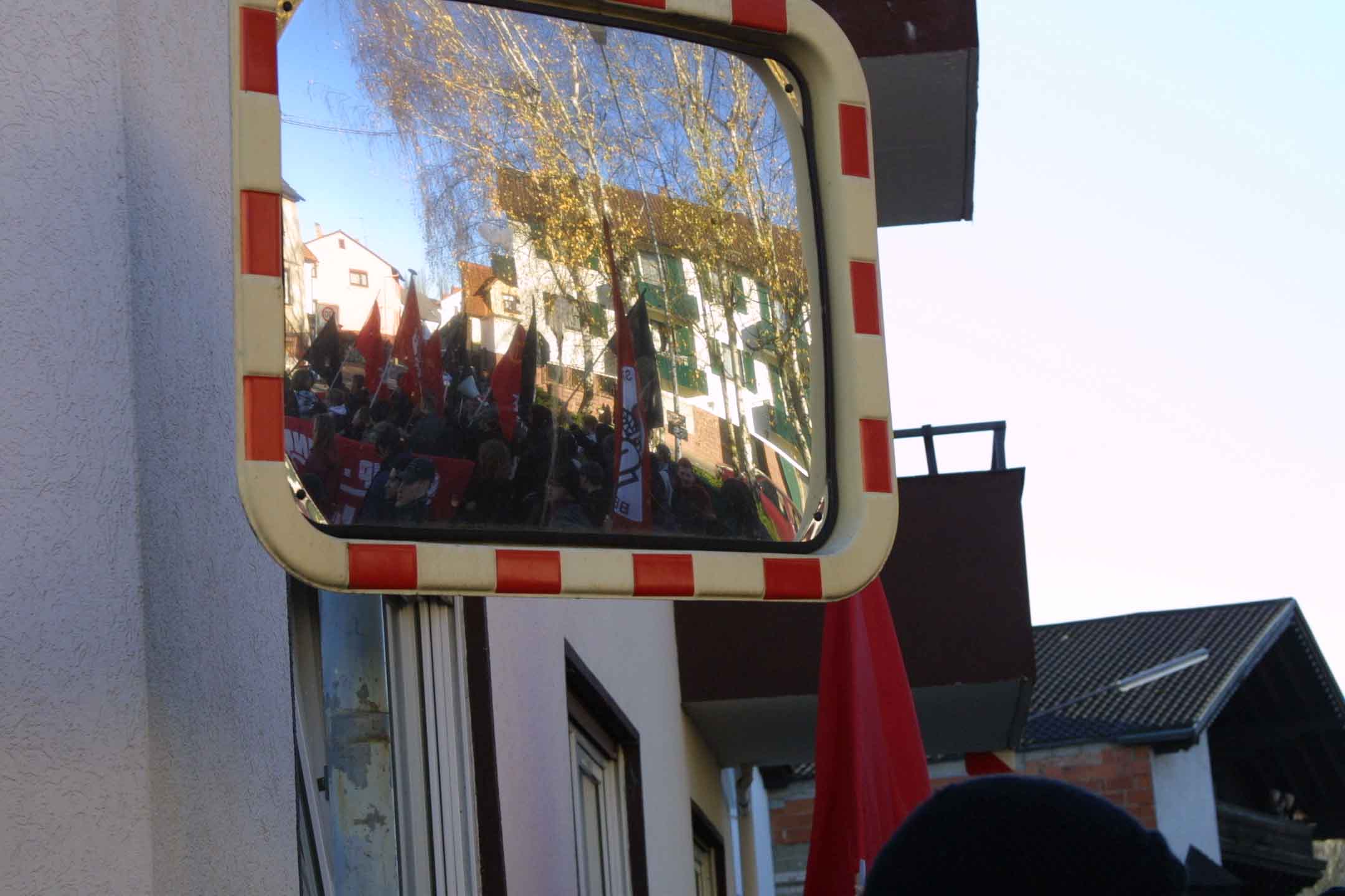 Die Demonstration im Spiegel