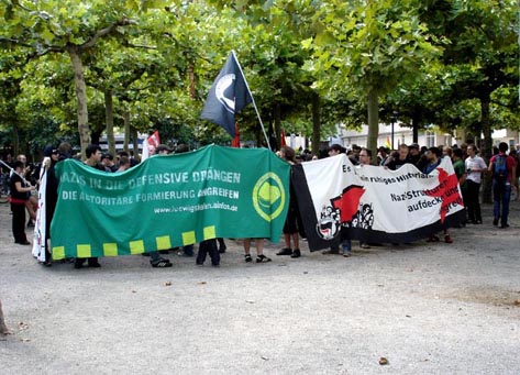 Spontandemo geht los